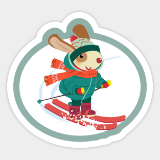 Olly sulla neve Sticker